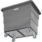 Global Industrial 12 Bushel Plastic Bulk Box Truck, Steel Chassis Base, Gray, 38-2/5L x 28-9/10W x 33H 800314GY - alternate 3
